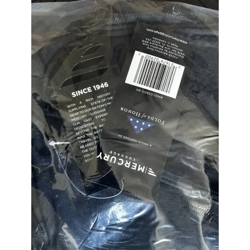 Mercury Tactical Pro Series Black Large Comfort Laptop Backpack - New